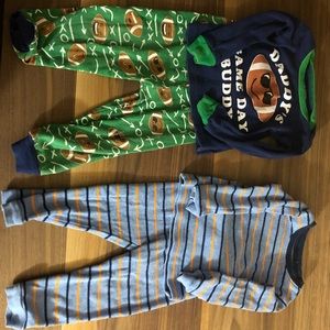 Boys pajamas 9m two pairs